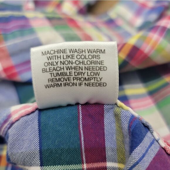 Cremieux Classic Slim Fit Stretch Oxford Long Sleeve Button Down Shirt Size L - Picture 8 of 9